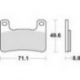 TRW LUCAS KLOCKI HAMULCOWE KH379 SINTER STREET KAWASAKI Z 900 18-, KLZ 1000 19-, H2 18-, Z 1000 10-, ZX10R 08-15, SUZUKI GSXR 60