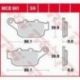 TRW LUCAS KLOCKI HAMULCOWE KH496 ORGANIC HONDA CBF 500 / CB500 X / CBR500 13-, CB 650 F / CBR 600 14-, NC 750 14-, KAWASAKI VERS