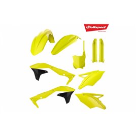 Sada plastů, Kawasaki KX 450F, žlutá FLUO, 16-18, Polisport