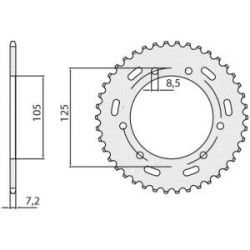 Spojkové plechy Prox Yamaha YZF/WR 250 F, 01-18