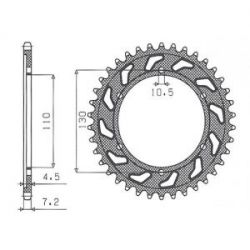 Chránič zadního tlumiče Suzuki RMZ 250, 04-06