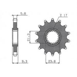 Sada ložisek kyvné vidlice Pivot Works, Honda CR 250R (92-01)