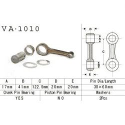 NOSNÁ TRUBKA VIDLICE KAWASAKI ER 6F '05-'11 -, PRŮMĚR 41 MM, DÉLKA 586 MM
