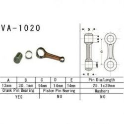 NOSNÁ TRUBKA VIDLICE KAWASAKI Z 1000 '03-'05, PRŮMĚR 41 MM, DÉLKA 505 MM