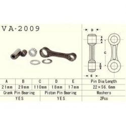 NOSNÁ TRUBKA VIDLICE KAWASAKI Z 800 '13-'16, PRŮMĚR 41 MM, DÉLKA 523 MM