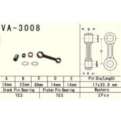 NOSNÁ TRUBKA VIDLICE YAMAHA XJ 600 DIVERSION '92-'96, PRŮMĚR 38 MM, DÉLKA 590 MM