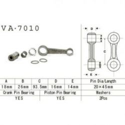 NOSNÁ TRUBKA VIDLICE SUZUKI GSX 600 F '89-'97, PRŮMĚR 41 MM, DÉLKA 612 MM