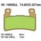 VESRAH KLOCKI HAMULCOWE KH265/KH296