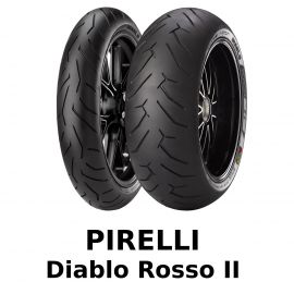 Sada pneu Pirelli Diablo Rosso II (120/70-17 + 190/50-17)
