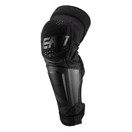 Leatt, chrániče kolen, 3DF Hybrid, EXT Knee&Shin Guard, barva černá, velikost S/M