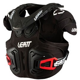 Leatt, chránič hrudníku a krční páteře, model Fusion Vest 2.0 Junior, barva černá, (125-150cm), velikost L/XL