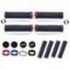 PROGRIP MANETKI PG995 ATV / JET SKI / MTB (22+22MM, DŁ. 120MM) KOLOR CZARNY Z CZERWONĄ BLOKADĄ LOCK ON (995-357) (995-107)