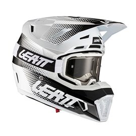 Leatt, přilba MX, model 7.5 V21.1, bílá/černá, velikost S 55-56 cm + brýle Velocity 4.5 zdarma
