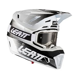 Leatt, přilba MX, model 7.5 V21.1, bílá/černá, velikost XL 61-62 cm + brýle Velocity 4.5 zdarma