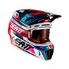 Leatt, přilba MX, model 8.5 V22 (+ brýle Velocity 5.5 ZDARMA) Helmet Kit Royal, barva granátová/červená/černá, velikost S