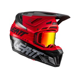 Leatt, přilba MX, model 8.5 V22 (+ brýle Velocity 5.5 ZDARMA) Helmet Kit, barva červená/černá, velikost M 57-58 cm