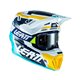 Leatt, přilba MX, model 7.5 V22 (+ brýle Velocity 4.5 ZDARMA) Helmet Kit Aqua, barva granátová/žlutá/bílá, velikost M 57-5