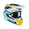 Leatt, přilba MX, model 7.5 V22 (+ brýle Velocity 4.5 ZDARMA) Helmet Kit Aqua, barva granátová/žlutá/bílá, velikost XL 61-