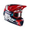 Leatt, přilba MX, model 7.5 V22 (+ brýle Velocity 4.5 ZDARMA) Helmet Kit Royal, barva granátová/červená/bílá, velikost S 