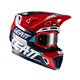 Leatt, přilba MX, model 7.5 V22 (+ brýle Velocity 4.5 ZDARMA) Helmet Kit Royal, barva granátová/červená/bílá, velikost M 