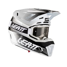 Leatt, přilba MX, model 7.5 V22 (+ brýle Velocity 4.5 ZDARMA) Helmet Kit, barva bílá/černá, velikost XS 53-54 cm