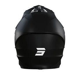 Shot Racing, MX přilba Furious Solid Black Matt 2.0, černá matná barva, velikost M