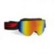 PROGRIP GOGLE PG3205-185 MAGNET KOLOR CZARNY MATT (SZYBA PG3217-107 CZERWONA LUSTRZANA ANTISCRATCH, NO FOG, ANTI UV)