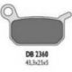 DELTA BRAKING KLOCKI HAMULCOWE KH325 KTM 50/60 TYŁ - ZASTĘPUJĄ DB2360MX-D I DB2360QD-D