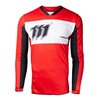 111 Racing, dres Moto 111.3 - REDRISK, barva červená/bílá/černá, velikost L