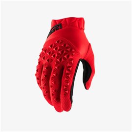100%, rukavice cross/enduro Airmatic, barva červená/černá, velikost S