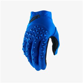 100%, rukavice cross/enduro Airmatic BLUE/BLACK, barva modrá/černá, velikost S