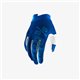 100%, rukavice cross/enduro Itrack, barva modrá/bílá, velikost M