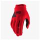 100%, rukavice cross/enduro Ridecamp, barva červená, velikost M