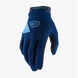 100%, rukavice cross/enduro Ridecamp, barva modrá, velikost S