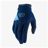 100%, rukavice cross/enduro Ridecamp, barva modrá, velikost M