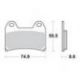 SBS KLOCKI HAMULCOWE KH244 TRACK&SPORT SINTER KOLOR ZŁOTY 706RST (ZAMIENIA MIESZANKĘ RS)