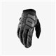 100%,rukavice Cross/Enduro, model Brisker Softshell, barva šedá/černá, velikost S 