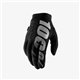 100%,rukavice Cross/Enduro, model Brisker Softshell, barva šedá/černá, velikost XXL