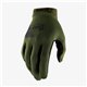 100%,rukavice Cross/Enduro, model Ridecamp GLOVES FATIGUE, zelená barva (military), velikost S 