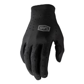 100%, rukavice Sling Black, černá barva, velikost S