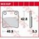 TRW LUCAS NOWY TOWAR 2021/6 KLOCKI HAMULCOWE KH196 ORGANIC BMW C 650 11-, C-EVOLUTIONE 14-, HONDA FJS 400 09-16, FJS 600 03-16,