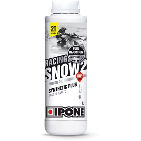 Ipone, Snow Racing, 2T olej pro sněžné skútry 1L (jahodová vůně) (-45ST.C) (15)