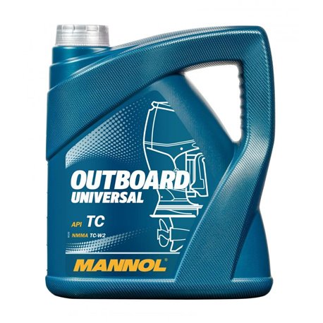 Mannol, olej do benzinu, 2T OUTBOARD UNIVERSAL API TC 4L (7208) (4)