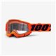 100%, brýle Accuri 2 Enduro Moto Goggle Orange -  dvojité sklo, barva oranžová/černá