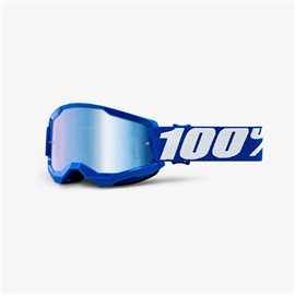 100%, brýle Strata 2 YOUTH GOGGLE BLUE - modré zrcadlové sklo 