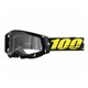 100%, MX brýle Racecraft 2 Goggle ARBIS - čiré sklo, barva černá/žlutá, čiré sklo