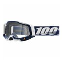 100%, MX brýle Racecraft 2 Goggle CONCORDIA - čiré sklo, barva granátová/bílá 