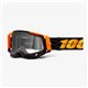 100%, MX brýle Racecraft 2 Goggle COSTUME 2 - čiré sklo, barva černá/oranžová