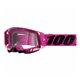100%, MX brýle Racecraft 2 Goggle MAHO - čiré sklo, barva růžová/černá, čiré sklo