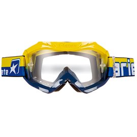 Ariete, MX brýle 07 Line,, barva modrá/žlutá (Anti Fog, Anti Scratch, UV, Roll-Off Ready)
